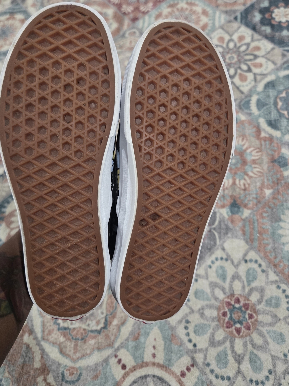 Vans Classic Women's Slip On Trippy Grin Floral Sneakers Size 7 - Picture 6 of 6